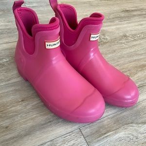 COPY - Pink Hunter rain boots